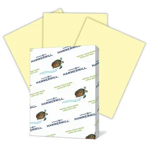Hammermill  Multipurpose Paper- 20lb.- 8-.50in.x14in.- Canary