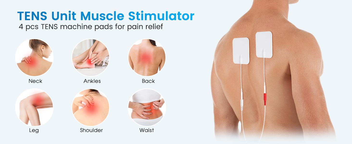 EMS Foot Massager for Neuropathy, NMES Foot Stimulator for Neuropathy Feet Nerve FSA&HSA Eligible item Electric Foot Massager for Circulation and Pain Relief with 4 TENS Unit Muscle Stimulator Pads EMS Foot Massager for Neuropathy, NMES Foot Stimulator for Neuropathy Feet Nerve FSA&HSA Eligible item Electric Foot Massager for Circulation and Pain Relief with 4 TENS Unit Muscle Stimulator Pads