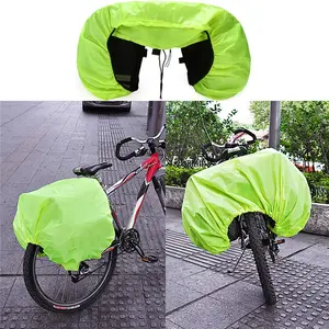 Rear Bike Rack Bag Rain Cover, Bicycle Rear Rack Rain Cover, Bike Trunk Rain Cover for Hiking, Camping, Traveling