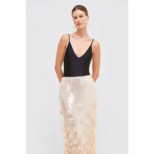 PLUNGE SWIMSUIT (RUNWAY)