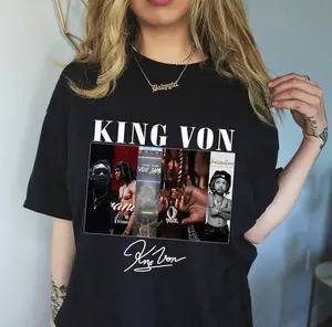 Klng Von album shirt, Rip Von Shirt, Rap Tees, Hip Hop Hoodie