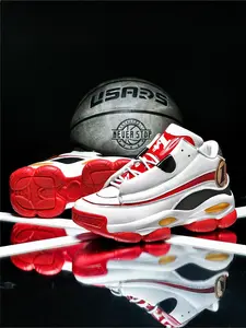 Men's Basketball Shoes, Lightweight Shock Absorption, PU Leather, Sporty Style, Stylish Basketball Shoes, All Seasons, Streetwear, Daily Commute, Outdoor Training