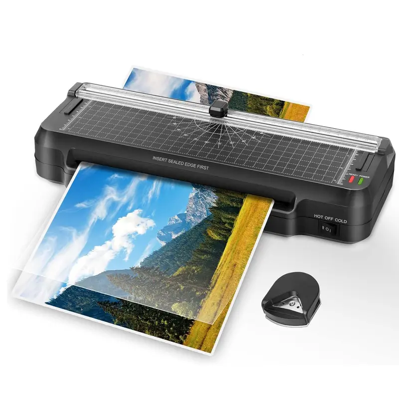 2-in-1 Portable Laminator, Efficient Quiet A4 Thermal Laminator Machine , A4 Laminator With Professional Cold & Hot System, Suitable For Home, Office, School, Business Use , Ideal Gift For Mother, Family And Friends