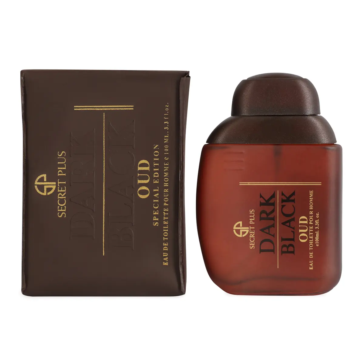 Secret Plus DARK BLACK OUD Special Edition Eau De Toilette Pour Homme 100Ml/3.3fl.oz.