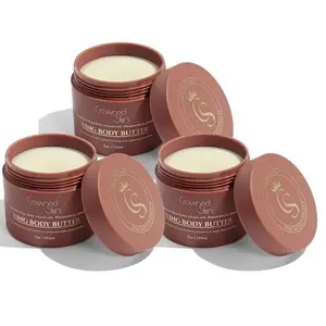 Crowned Skin King Cologne Body Butter -Warm & Sensual Scent, Sandalwood & LeatherOrganic Shea & Mango Butters, MoisturizingFormula,All-Day Fragrance