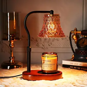 Candle Warmer Lamp with Candle Melter, Electric Candle Lamp Warmer, with Timer & Dimmer Height Adjustable Scented Candles, Mother's Day Christmas  for Mom, Candle Warmer Lamp Bulbs for  Deco
