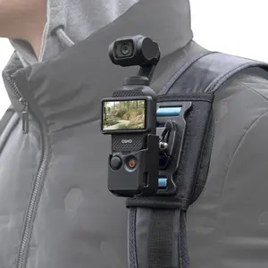 Pocket 3 Backpack Mount,Bag Belt  Strap Mount with Extended Border Compatible with DJI  Pocket 3