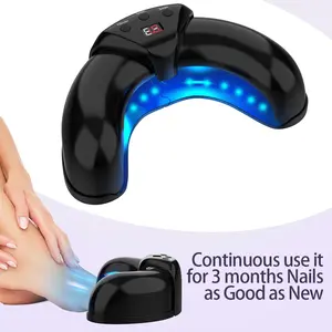 Nail Fungus Laser Treatment Rechargeable Remover Portable Nail Fungus Laser Treatment LED Light Device-Nail Fungus Light Device Black Shell Device