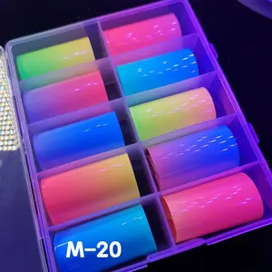 10 Rolls - Transfer Nail Foils - #20