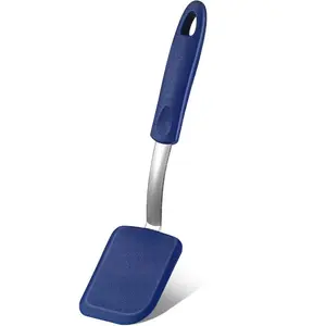 Silicone Cookie Spatula Turner, 1 Count Mini Brownie Spatula, Flexible Kitchen Small Silicone Spatulas, Heat Resistant Baking Utensils for Egg Pancake, Bakeware