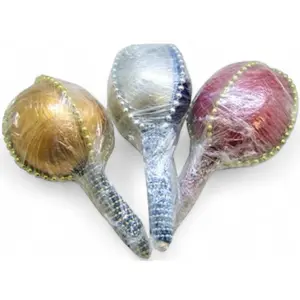 Colorful Religious Maracas with Plastic Beads Decor for Santeria Orishas - Ornaments Decorative Room