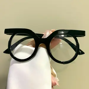 Apaircircle Round Blue Light Blocking Glasses - Anti-Eye Strain Computer Eyewear with Clear Lenses, Lightweight Metal Frame for Women & Men, Modern Circular Design for Digital Screens & Office Use, Computer Screen Eye Protecr, Versatile Eyewear, Durable E