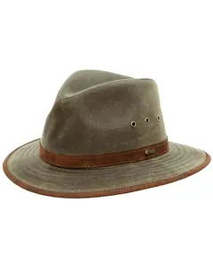 Outback Trading Co Men's Co. Madison River Upf 50 Sun Protection Oilskin Hat - 1462 Sag