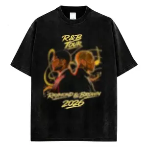 Youth and Adult Raymond Tour 2026 Tee Shirt, R&B Tour 2026, Graphic Shirt Retro, Concert Merch Gift for Fans Unisex Heavy Cotton Top