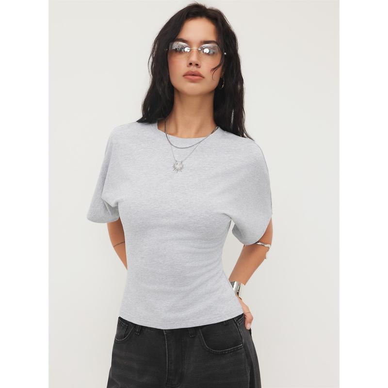 Cider 100% Cotton Round Neckline Tee