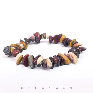 [Direct Buy] 1 Count Mookaite Jasper Chip Bracelet - Direct Buy.