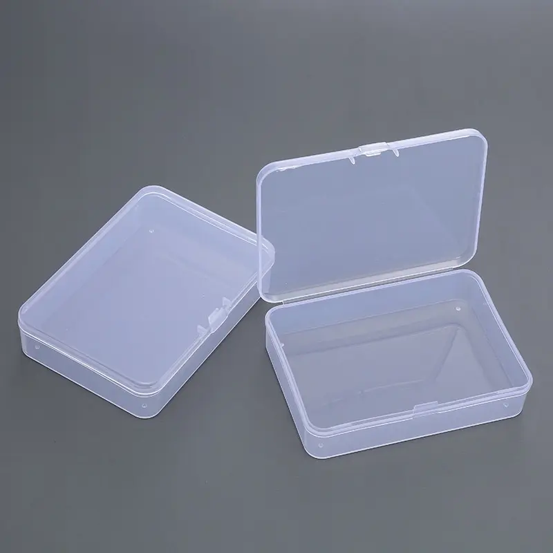 Plastic Playing Card Deck Holder 9.5 x 6.5 x 2.5cm Clear Design Ideal for Organizing Cards Compact Storage Solution - Organiser
