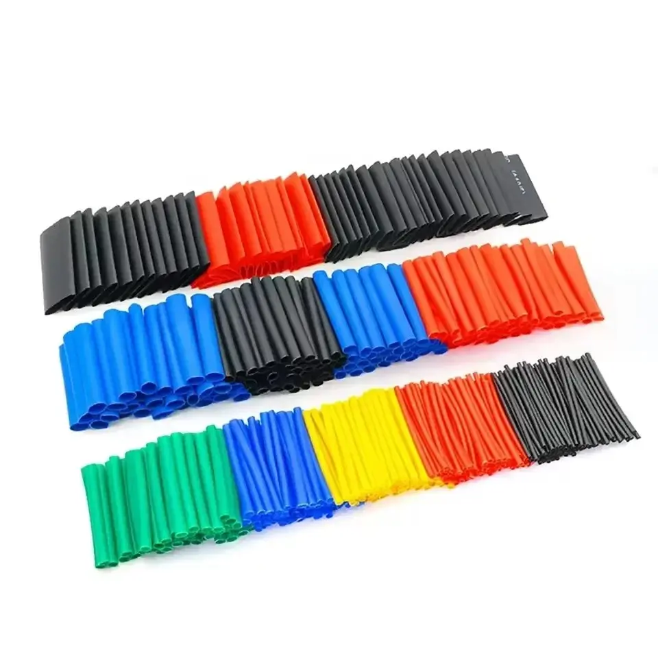 127-750 Piece Heat Shrink Tube Kit, Thermal Insulation Sleeve Set, No Toxic Chemicals, Safety for Electrical Connections, Wires and Cables, Cable Protection for Home & Outdoor Use