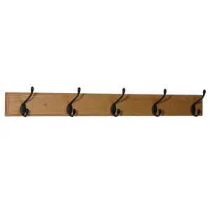 FixtureDisplays® 5 Hook Coat Rack 1040071-NF