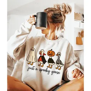 T-Shirt - Sweatshirt - Hoodie, Funny Halloween Goose Shirt for Goose Lovers, Cute Costume Graphic Apparel made & printed Made in the USA Clothing