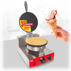 AR-HCB1 Waffle Cone Maker | Commercial Waffle Roll Maker | Nonstick Coating| Stainless Steel | 1.2kW