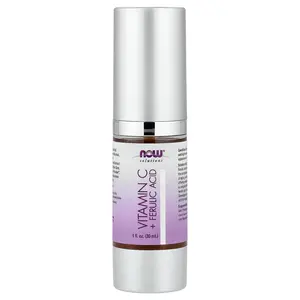 NOW Foods Solutions, Vitamin C + Ferulic Acid Serum, 1 fl oz (30 ml) NOW Foods Solutions, Vitamin C + Ferulic Acid Serum, 1 fl oz (30 ml)