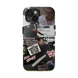 Scream Billy Loomis Phone Case, Horror Movie Aesthetic,Two-In-One Drop-Resistant Mobile Phone Case Protection, Shockproof For IPhone 17-12, Pro Max, Pro Plus, and Samsung S25 24 23 Safety Case