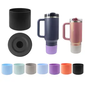 Protective Silicone Boot for 40 Oz and 30 Oz Tumblers, Thickened Bottom Sleeve, Anti-Slip Base, Noise Reduction, Anti-Scratch, Multiple Colors