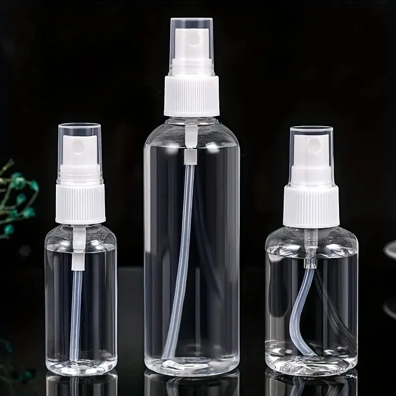 3PCS Multifunctional Spray Bottle with Nozzle - Hypoallergenic Plastic, Ideal for Fragrance, Hydration, Plant Watering, Plastic Dispensing Bottle, Spray Containers, Dispenser Bottle