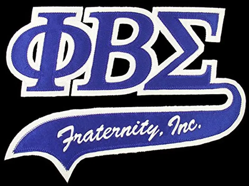 Phi Beta Sigma Fraternity 5.5 inches Swoosh Logo Emblem Patch