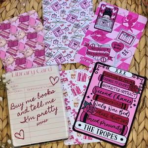 6 Pack of Kindle Inserts - Pretty Books and Romance
