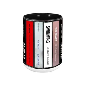 [Sale Up To 50%] Double-Sided Design Mac Miller Albums Retro Accent Coffee Mug 11oz And 15oz, Xmas Gift