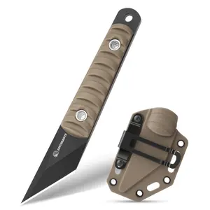 Mini Outdoor Knife Full Tang with sheath for Camping Hiking, EDC Outdoor Tool, Gift Men
