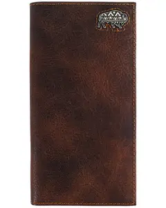 Red Dirt Hat Men's Co Bison Concho Rodeo Wallet - 2520638763