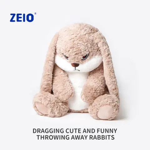 【ZEIO】 Cool drop drop rabbit plush toy doll Cute rabbit doll comfort doll Holiday gift companion doll doll