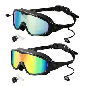 Goggles (2-Pack) - Wide View Anti-Fog & UV Protection, Leak-Proof Design for Men, Women & Kids | Beach-Ready Eye Protection