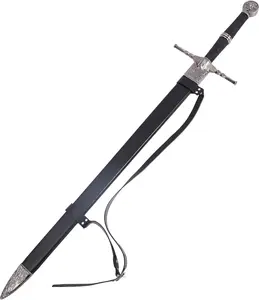 White Wolf Inspired Fantasy Sword 41” | Two-Handed Display Replica for Cosplay & Collectors