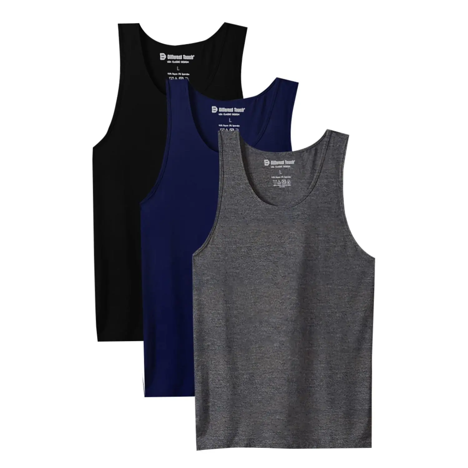 Undershirts Rayon Tank Tops | Bamboo | Men's (3 Pack)