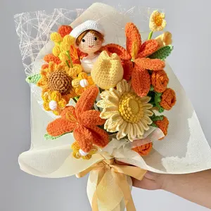 Nurse Graduation Gift 2026 | Custom Crochet Flower Bouquet with RN Doll, Nursing Student Pinning Ceremony, Personalized Healthcare Keepsake
