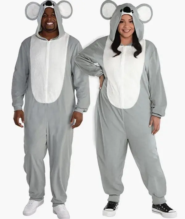 Koala - Zipster Jumpsuit - Costume - Adult Plus - 2XL