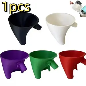 Flour Funnel for Kitchen Aid Mixer, Easy Pour No-Mess Attachment, Anti-Splash Accessory, Durable Dishwasher-Safe Baking Tool