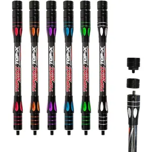 10 Inch 12 Inch 15 Inch Carbon Fiber Archery Bow Stabilizer Balance Bar Side Rod Dampen Weight for Compound Recurve Bow Accessory