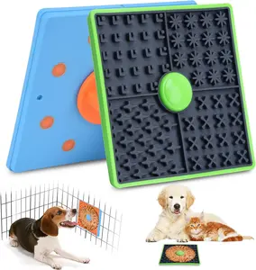 Lick Mat for Dogs Crate, Lick Mat for ,  Peanut Butter Lick Pads, Crate   for Puppies Slow  Licking Pad(1 Pack)