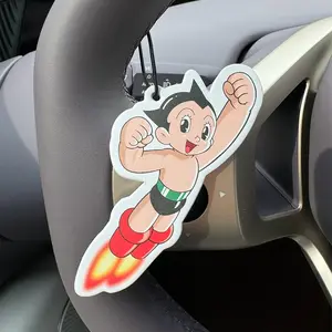 Human Made Burger Beef Scented Car Air Freshener, Intercontinental Hotel Fragrance, Ice Cube Cartoon Anime Rearview Mirror Charm