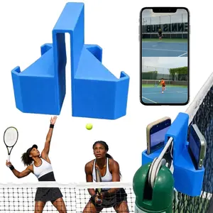 Multi-Piece Tennis Camera Stand, Dual View Phone Holder, 3D Printed Side Phone Stand, for Match Recording, Training Analysis, Live Streaming