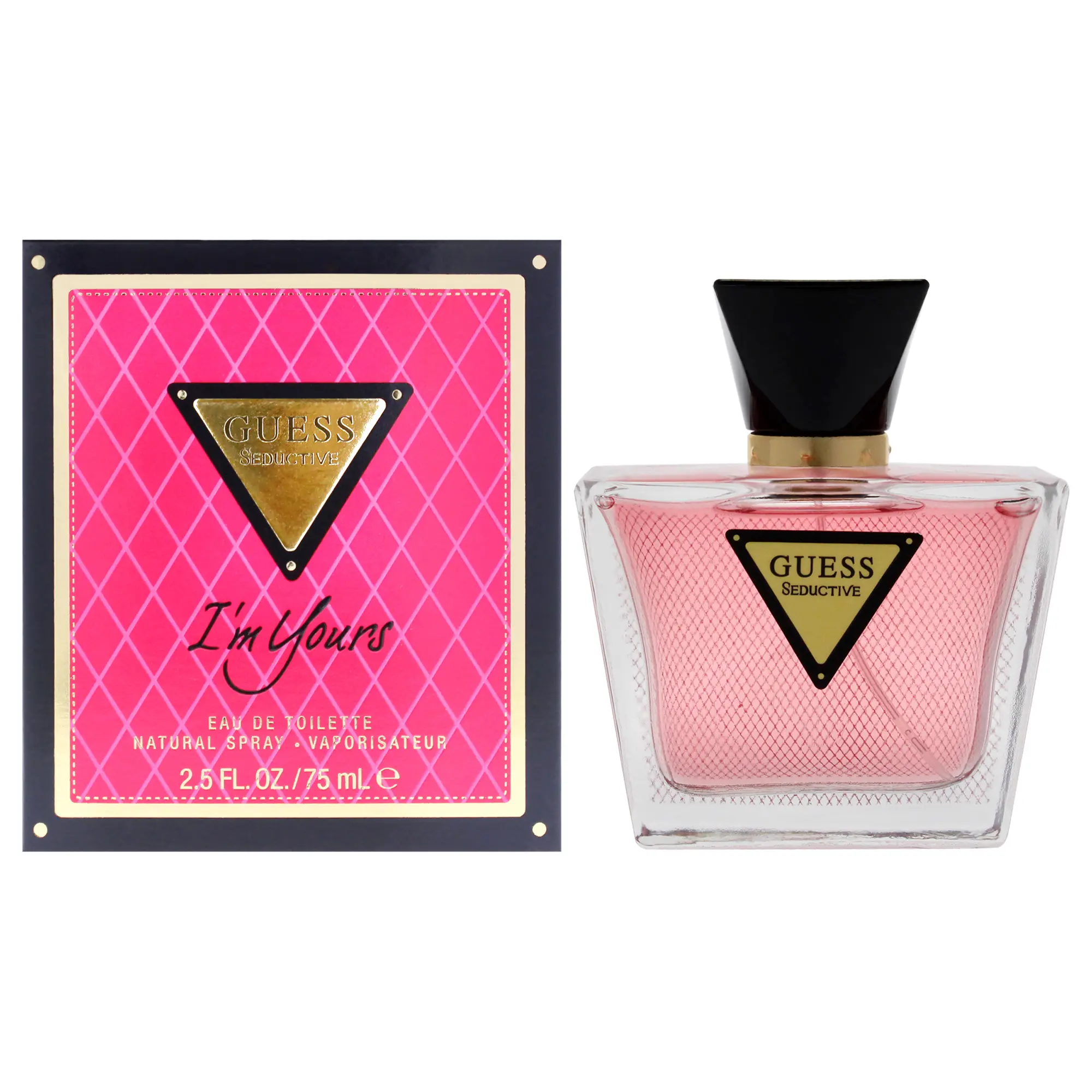 GUESS Seductive I'm Yours Eau de Toilette for Women, Bold Fragrance with a Personal Touch, 75ml (2 to 2.9 fl oz) Spray Bottle