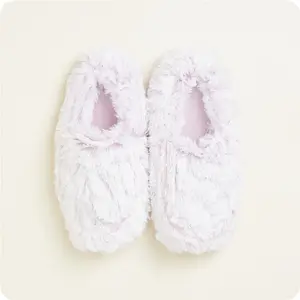 XL Marshmallow Lavender Slippers Warmies
