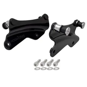 Black 4-Point Docking Hardware Kit for Harley® Touring '14-'25 | Replaces PN 52300353