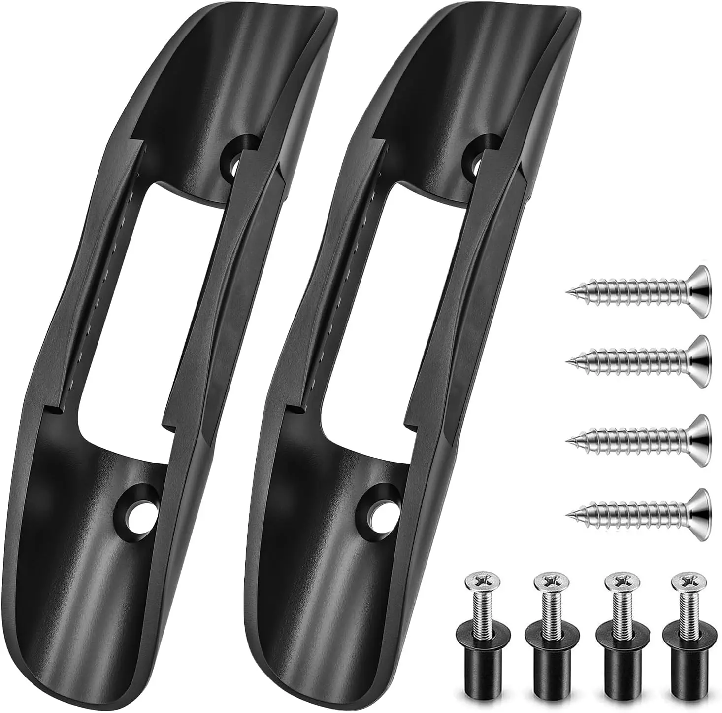 Sports Kayak Paddle Holder Clips(Including Screws),Deck Mounted Universal Kayak Paddle Clip & Fishing Net Clip