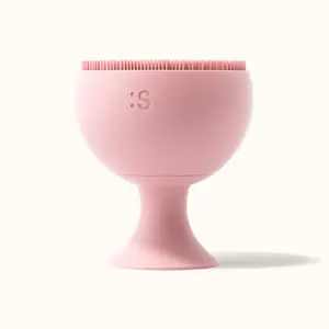 Palm Face Clean Pro⁺| Vibrating Silicone Face Scrubber - Rechargeable Electric Facial Cleansing & Massage Brush - Gently Exfoliates Dead Skin, Deeply Cleanse To Reduces Blackheads, Blemishes & Acne